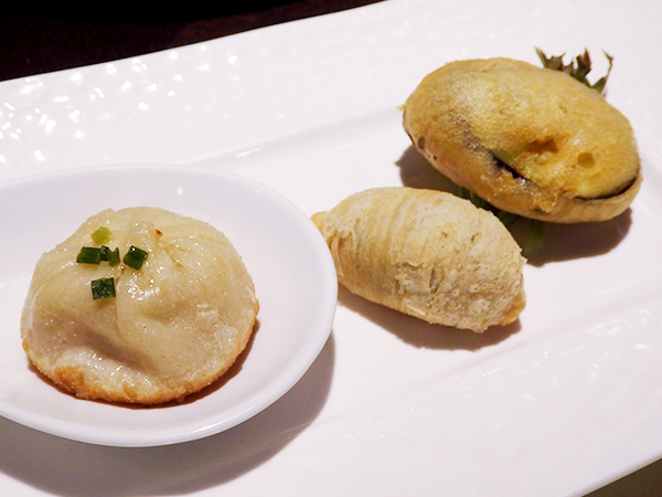 蘭園 飲茶コース 炸点心三種