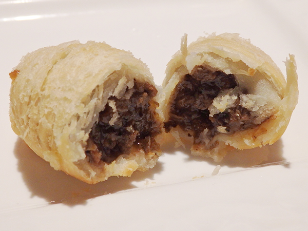 蘭園 飲茶コース 炸点心三種 牛肉餡入りさくさくパイ