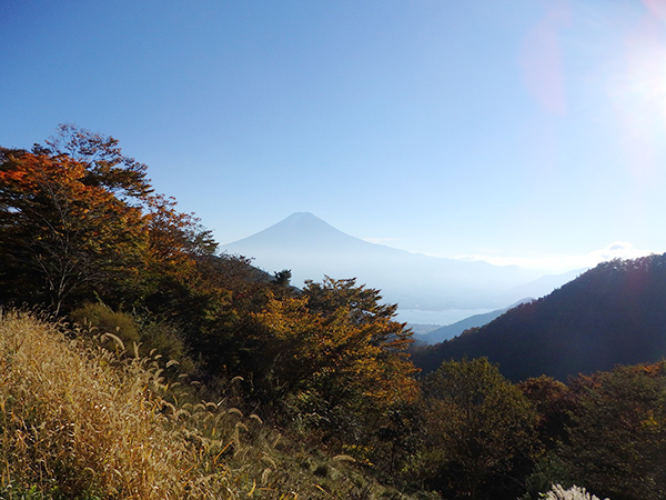 天下茶屋からの富士山