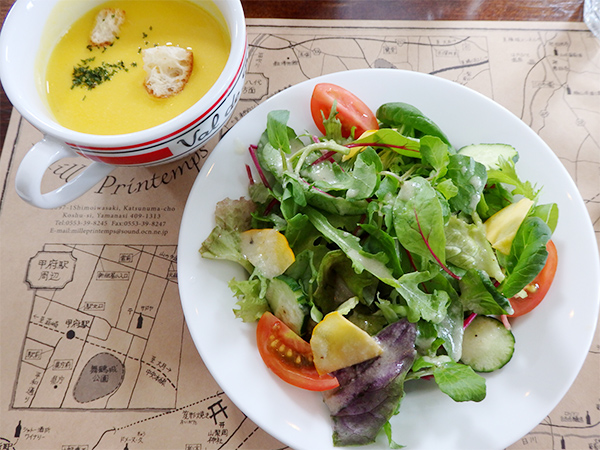 ミル・プランタン　ミルプランチ　スープ・サラダ