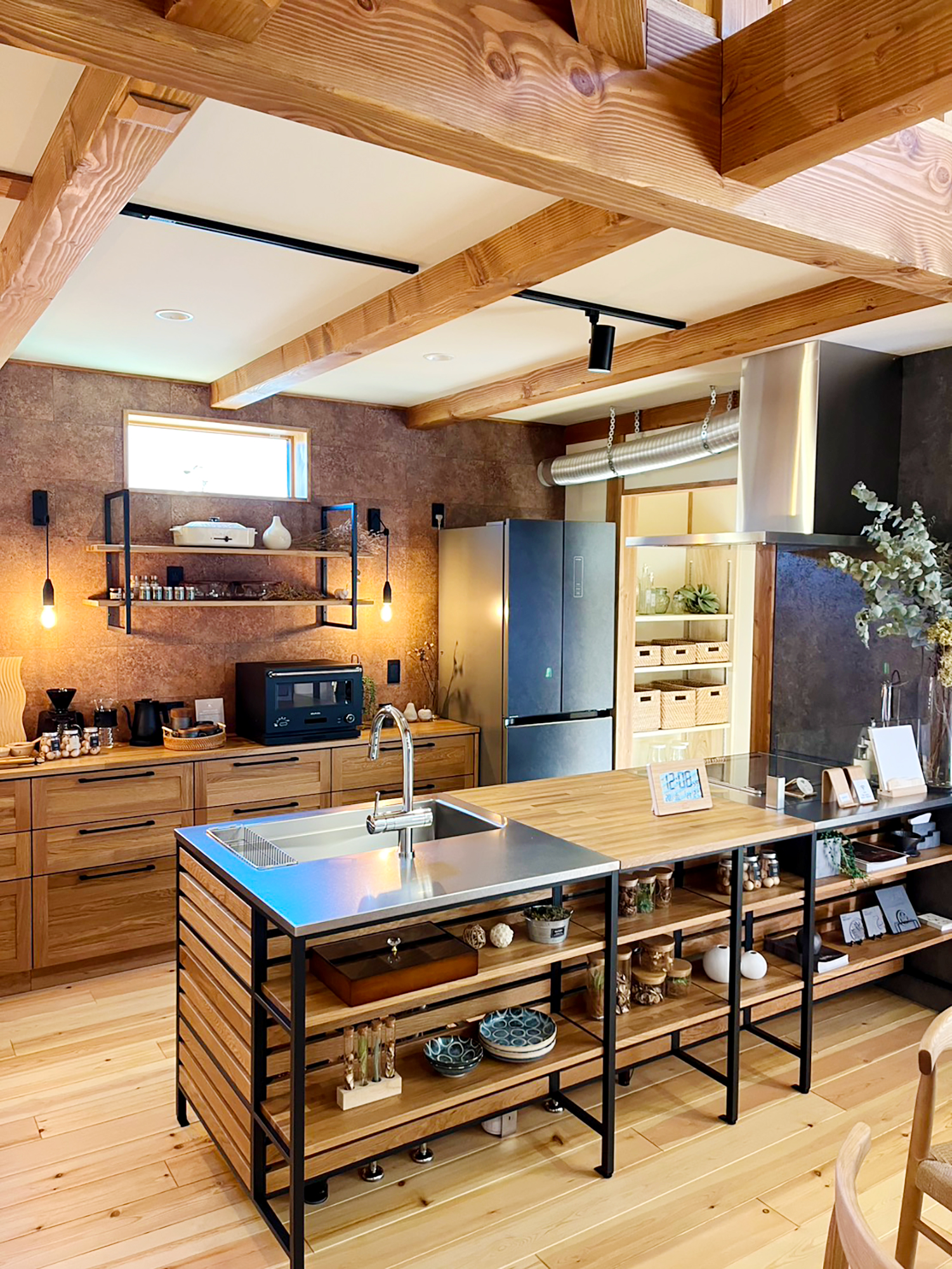 望月建材,モデルハウス,くだもの畑の桐の家,カワグチ企画,キッチン